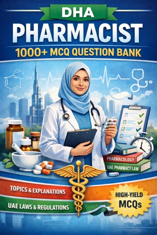 DHA Pharmacist 1000+ MCQs with Answers